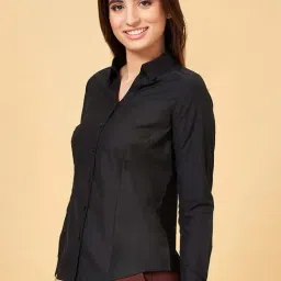 Annabelle by Pantaloons Black Regular Fit Shirt image 3