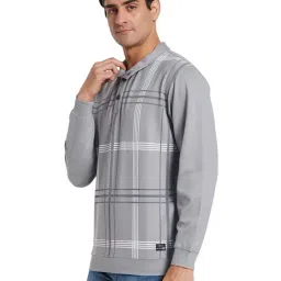 Octave Grey Regular Fit Striped Sweatshirt image 3