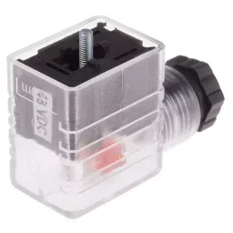 RS PRO Solenoid Valve Connector Female 48 V DC Voltage with Indicator Light, 8118200 image 3