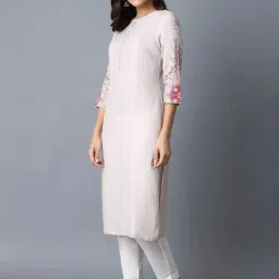 W White Plain Kurta - Pack of 2 image 3