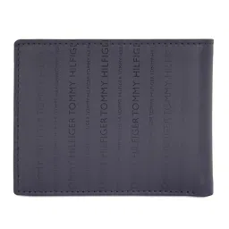 Tommy Hilfiger Navy Hilbert Leather Small Coin Wallet image 3