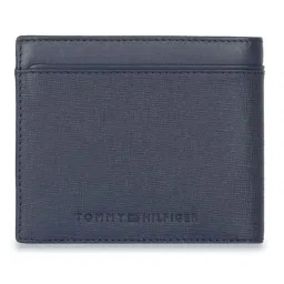 Tommy Hilfiger Navy Loganville Leather Small Global Coin Wallet image 3