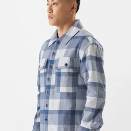 The Souled Store Multicolored Cotton Loose Fit Checks Shackets image 3