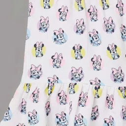 Juniors by Lifestyle Kids White Printed Regular Fit Dress image 3