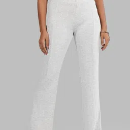 Blissclub Women High-Rise Relaxed Bare Butter Flare Pants-picture-13