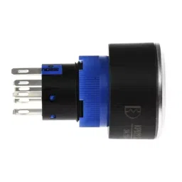 RS PRO Illuminated Push Button Switch Momentary 22.2 mm Cutout DPDT Green LED 250 V AC, 1758229 image 3