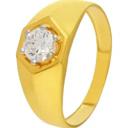 Malabar Gold and Diamonds 22k (916) Yellow Gold Ring for Men-picture-35