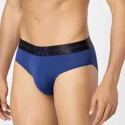 macroman m-series Macroman Blue Microfibre Regular Fit Briefs image 3