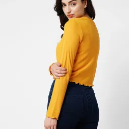 Only Yellow Regular Fit T-Shirt image 3