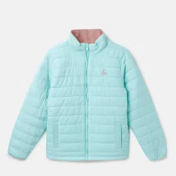 United Colors of Benetton Kids Multicolor Solid Full Sleeves Reversible Jacket image 3