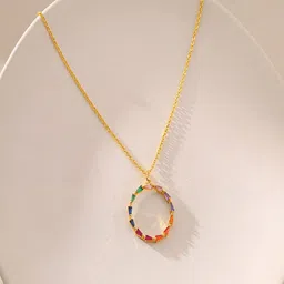 AQUASTREET 18K Gold-Plated Lisa Luxe Pendant Chain image 4