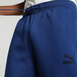 Puma NRP India Blazing Blue Cotton Slim Fit Printed Joggers image 4
