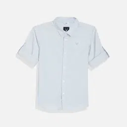 Allen Solly Kids Blue Slim Fit Shirt-picture-27
