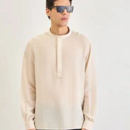 Antony Morato Beige Regular Fit Shirt-picture-5