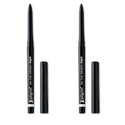 Pilgrim 2Pcs Oh The Drama Smudge & Waterproof Kajal With Argan Oil - Black Mischief KBM1-picture-28