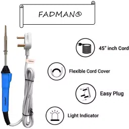 Fadman 17 In 1 Type-2 Soldering Kit with Mobile Opener 25 W Corded Flat Copper, Iron & Nickle Tip image 4