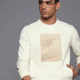 Louis Philippe Ath.Work Slim Fit Abstract Printed Sweatshirt-picture-10