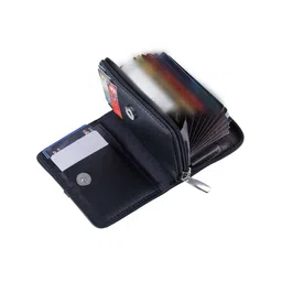 WATCHSTAR Unisex Leather Zip Around Wallet image 4