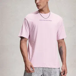 WROGN Graphic Printed Drop-Shoulder Sleeves Pure Cotton Oversized T-shirt image 3