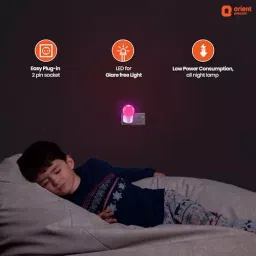 Orient 0.5 W Deco Plug N Play Led Bulb Pink (Pack of 8) image 3