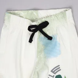 V-Mart Infant Boys Printed Pure Cotton T-shirt With Pyjamas image 3