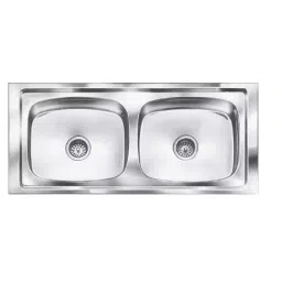Nirali Graceful Glory 41x20 Inch Satin SS Double Bowl Kitchen Sink-picture-21