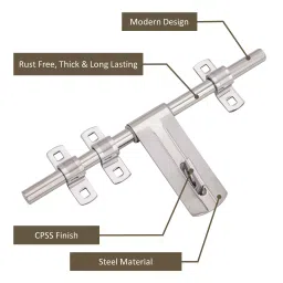 Atom Steel Chrome Plated Silver Satin Finish 304.8 mm (12 Inch) AD-WSA333-CPSS-12 Aldrop image 2