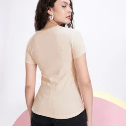 Kook N Keech Garfield Typography Printed Top image 4