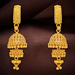 Luv Fashion Geometric Jhumkas Earrings-image-59