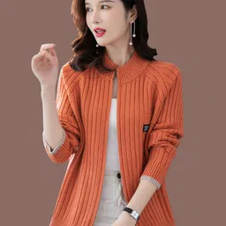 StyleCast Women Round Neck Long Sleeves Cardigan-picture-36