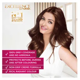 Loreal Paris Excellence Creme Hair Colour Kit - 72 ml, 100 gm, 175 ml image 2
