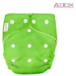 AEREX Reusable Baby Cloth Diapers For 6 Months to 3 Years With 2 Insert Pad With Anti-Piling Fleece Extra Absorbent Instant Baby Dry Sheet Leak Proof Washable Diaper Baby Bed Protector image 2