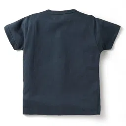 CUCUMBER Sinker Knit Half Sleeves Shorts Co-Ord Night Suits With Vehicle Print Pack of 2 - Charcoal Grey & Pink image 3