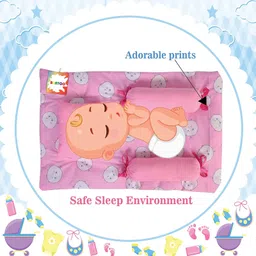 Kwitchy Baby Bedding Set New Born Complete Sleeping Essentials Combo - Pink image 4