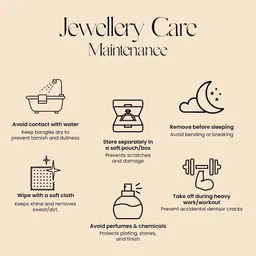 MISS ASTUTE Women Gold-Plated Stone Studded & Beaded Nazaakat Dual Finger Ring image 4