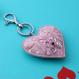 FNP Luxury Pink Zari Key Chain-picture-49