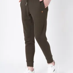 Red Tape Dark Olive Regular Fit Joggers image 3
