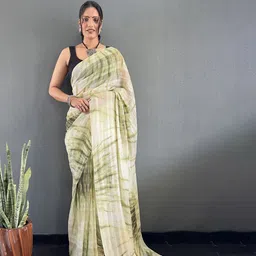 FLOURIOUS Printed Ready to Wear Saree-picture-23