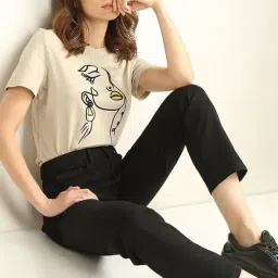 Vero Moda Black Straight Fit High Rise Jeans-image-16