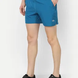 Dida Blue Polyster Regular Fit Solid Shorts image 3