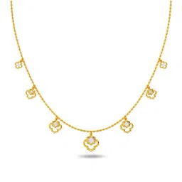Kisna Diamond & Gold Jewellery 14k Gold & Diamond Ragini Necklace for Women-image-69
