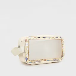 Ginger by Lifestyle Beige Printed Pouch image 3