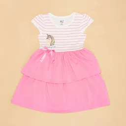 YU by Pantaloons Kids Multicolor Printed Dress image 3