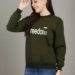 Gracit Green Printed Sweatshirt image 3