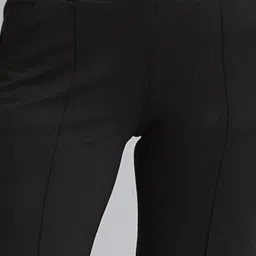 Monte Carlo Black Regular Fit Mid Rise Trousers image 3