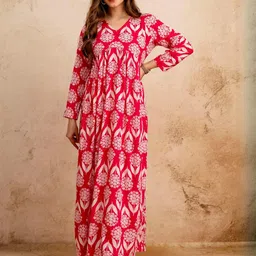 Mialo fashion Women Pink Viscose Rayon Kurtas-picture-29