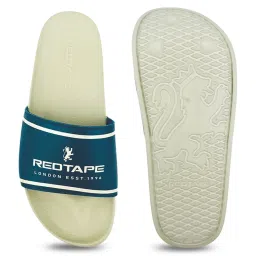 Red Tape Women's Mint Teal Slides image 3