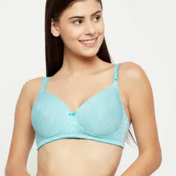 Clovia Blue Non Wired Padded T-Shirt Bra-picture-31