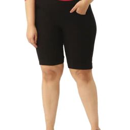 theRebelinme Black Cotton Shorts-picture-31