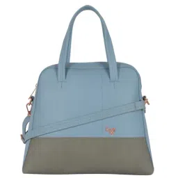 Baggit Blue Solid Medium Handbag-picture-12